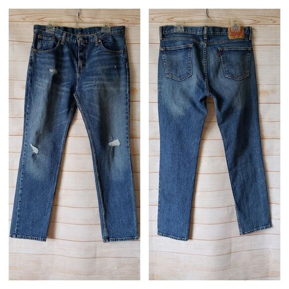 Levi's 511 Men's Distressed Jeans 33 x 30 - Picture 1 of 11